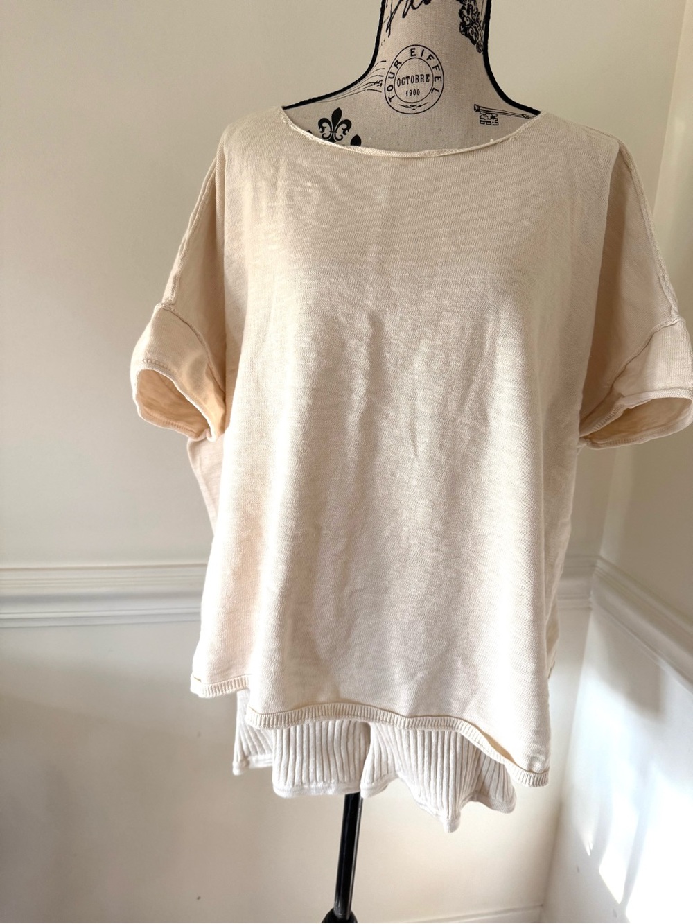 Free People Winnie sweater shorts set sz medium - Picture 3 of 9